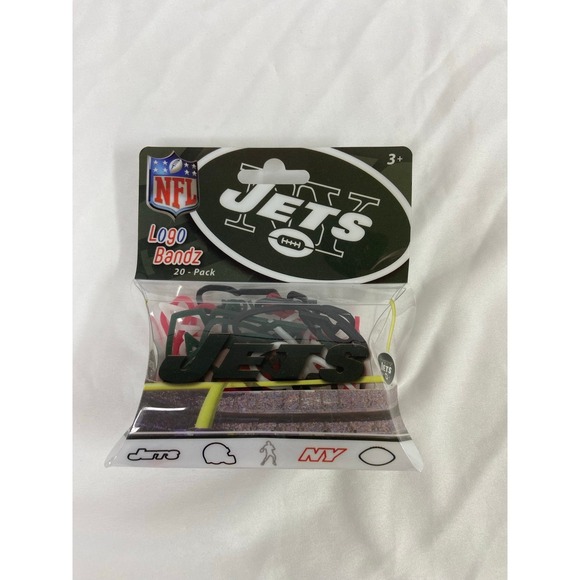 NFL Other - NEW NFL Logo Bandz New York Jets football rubber bands bracelets collection pack